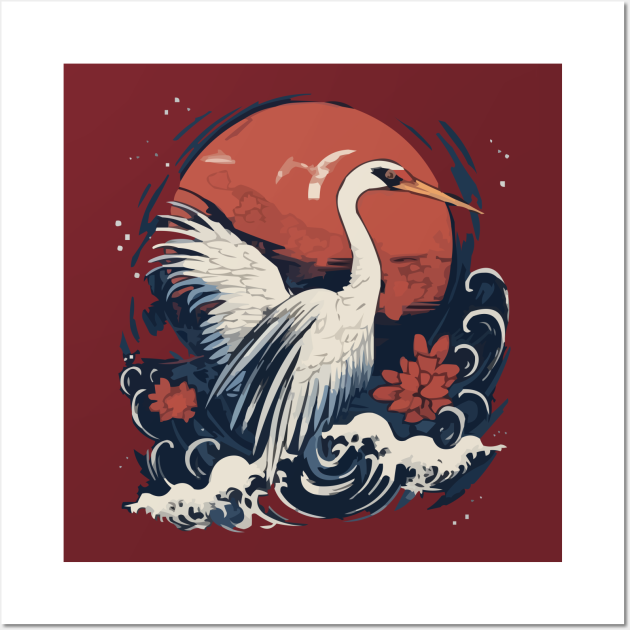 Japanese Crane Tsuru Japanese Crane Tsuru Posters And Art Prints